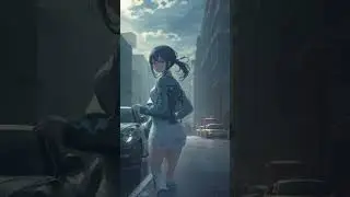 #shorts  💥 💯🤩 Car racing: Estilo de ilustración digital💥 💯🤩 #hamhams #anime #vtuber #ilustration