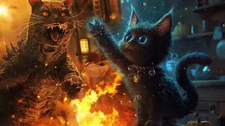 Catzilla #cats #cute