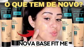 LANÇAMENTO: Base Fit Me Maybelline nova versão✨NOVIDADE DE FARMÁCIA
