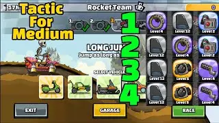 Hill Climb Racing 2 - Tactic For Medium Parts (Rocket Team)
