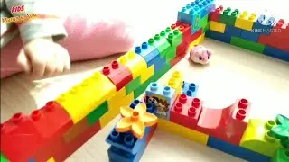 ХОМЯКИ в ЛЕГО Лабиринте. Купили новое Развлечение! / КИДС Маша и Аня 🐹/ Hamster obstacle course