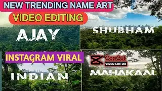 Viral Name Art Video Editing // New Trending Name Art Photo Editing //  Viral Video Editing