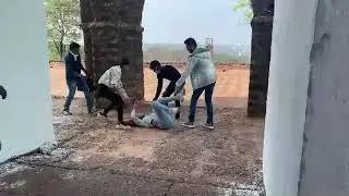 Priya Prakash Varrier takes a fall in the sets of Check movie