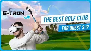 The Game-Changer VR Golf Club for Quest 3?! The G-Iron |  Golf plus Gameplay