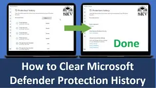 How to Clear Windows Security Protection History on Windows 10 | Clear Windows Defender Scan History