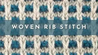 How to Knit the Simple Grille Pattern Left Handed | Knitting Stitch Pattern | English Style