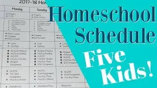 Homeschool Schedule || Large Family