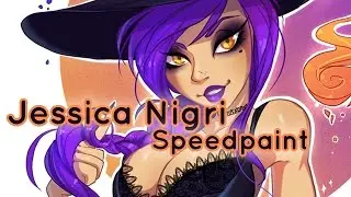 ► Speedpaint: Jessica Nigri - Sexy Witch!