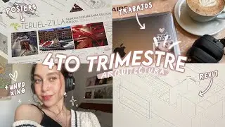 4to trimestre de arquitectura 🎧 vlog, unboxing, posters, room decor ♡