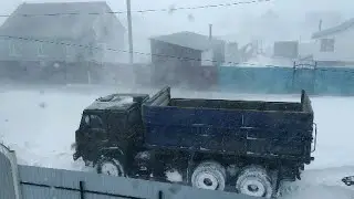 Камаз и хреновая погода!!!!