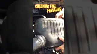CHECKING JEEP WRANGLER TJ FUEL PRESSURE. Full video on channel. 