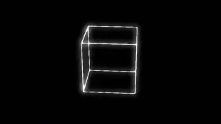 Футаж / Footage 3d cube