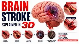 Brain Stroke Explained in 3D | What Happens Every Second Inside Your Brain