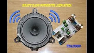 DIY IDEAS | How to make Heavy Bass Powerful Amplifier Using TDA2003