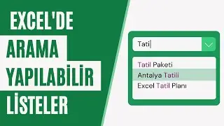 Building Searchable Lists in Excel: Perform Data Validation Lookups - [Excel 751]