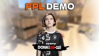 CS2 POV donk (22-8) vs FPL / FACEIT (MIRAGE) - FACEIT DEMO
