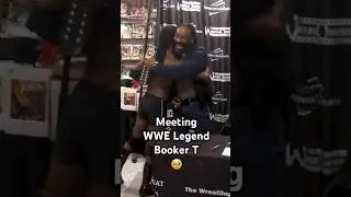 Meeting WWE Legend Booker T #wwe