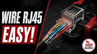 How To Wire Ethernet Plugs The Easy Way (CAT5 CAT6 RJ45 PassThrough) NEW