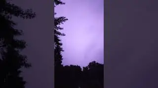Absolutely Insane Lightning Storm in SE Michigan! #lightning