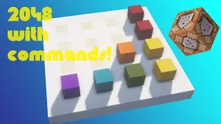 2048 with Minecraft Commands - Making Flash Games in Minecraft Episode 1 maybe