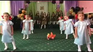 9 мая старшая группа "Ласточки" младшая группа "Аьрзи к1ориг"