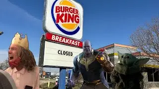 Baby Yoda & Joker Go To Burger King