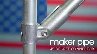 45 Degree Connector Overview & Assembly | Maker Pipe