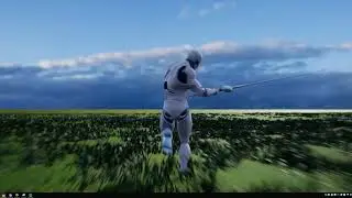 UE4 Animation root motion blend test