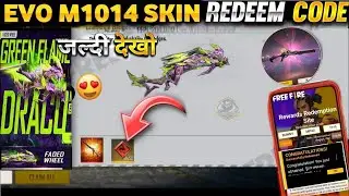 Free Fire New Green Draco Evo M1014 Redeem Code|Free Fire New Evolutionary M1014 Redeem Code|YT|