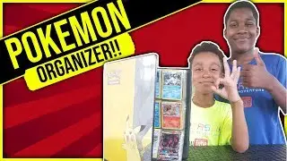 WE GOT A POKEMON ORGANIZER | BEST 3 RING BINDER TO ORGANIZE POKEMON CARDS!!