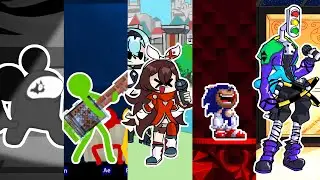 Unknown Sussy, Animation, Ludi Harpastum Genshin, Sonic Exetior & RAFF | Friday Night Funkin' Mods