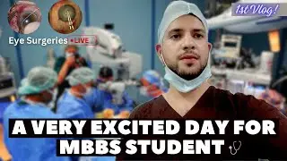 A Complete day of an MBBS Student in GMC SRINAGAR & HOSPITAL Posting’s  #Live👁️Surgery#Neet2024