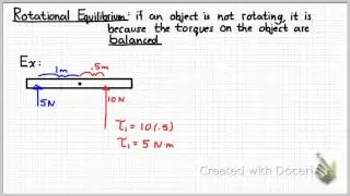 AP Physics 1 - Static Torque