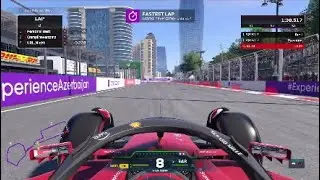 F1 22 Time Trial Azerbaijan Hotlap 1:38:517 + Setup (Controller)