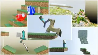 Minecraft - Best of Softbody Simulations [Compilation]