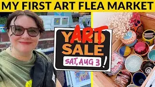 My first art flea market!