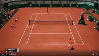Novak Djokovic vs Salvatore Caruso - Roland Garros 2019 - AO Tennis (PS4)