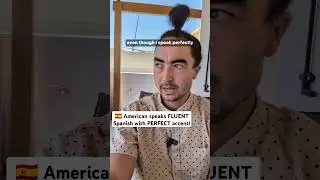 You won't believe he's actually American! #spanish