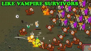 5 Games Like Vampire Survivors On Mobile | REVERSE BULLET HELL MOBILE GAMES