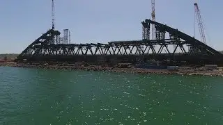 Понтоны для доставки арок Керченского моста изготовили на Севморзаводе