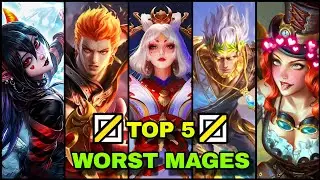 Top 5 WORST Mages to Play in Mobile Legends | Meta Tier List Breakdown - (DARKSYSTEM)