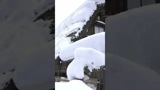 Winter and Snow In Japanese Village