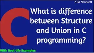 What is difference between structure and union in C? C programming Structure and Union {in Tamil}