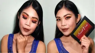 BEAUTY GLAZED Sunset Dusk Palette Try On + Review | Jem August