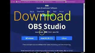 OBS Free software for live streaming and screen sharing collab 