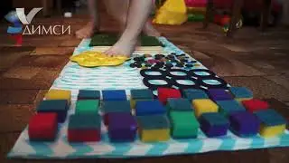 MASSAGE PAD FOR SMALL CHILDREN WITH YOUR HANDS.
