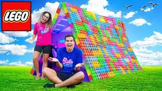 SOBREVIVA AO ACAMPAMENTO DE LEGO POR UMA NOITE! - MUITO MEDO!