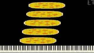 Ultralight MIDI Player. PizzaNut (5,372,640 notes) 🍕