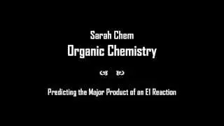 Predicting the Major Product if an E1 Reaction
