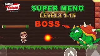 Super Meno - Levels 1-15 + BOSS (Android Gameplay)